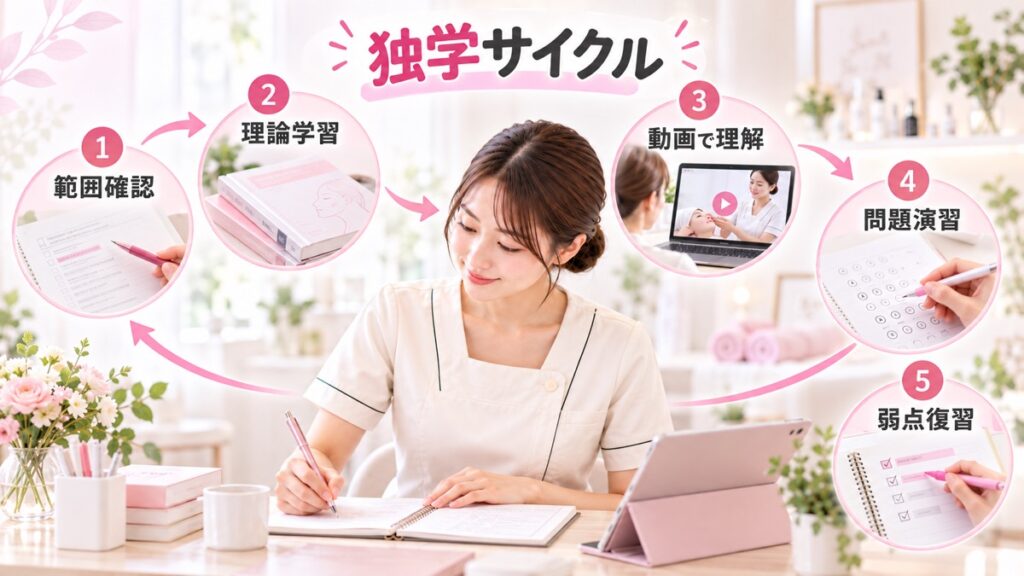 独学でのエステ知識の学び方