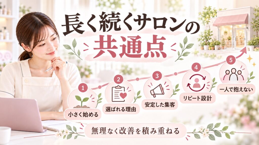 長く続くサロンに共通する特徴