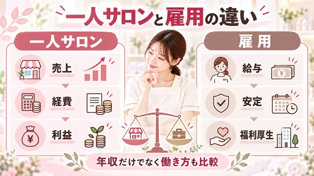 エステサロンオーナーの年収目安