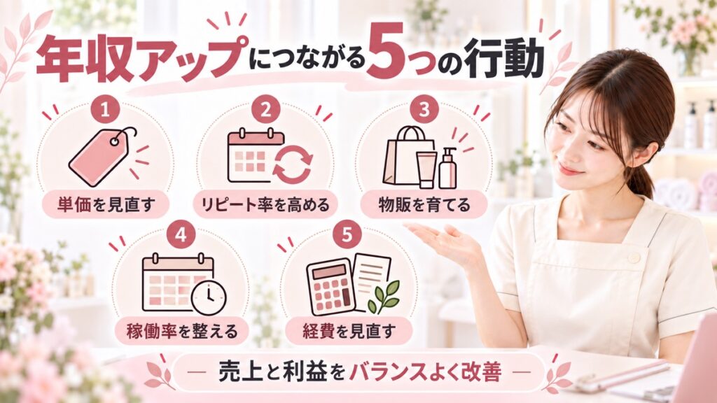 年収を左右する3つの重要指標