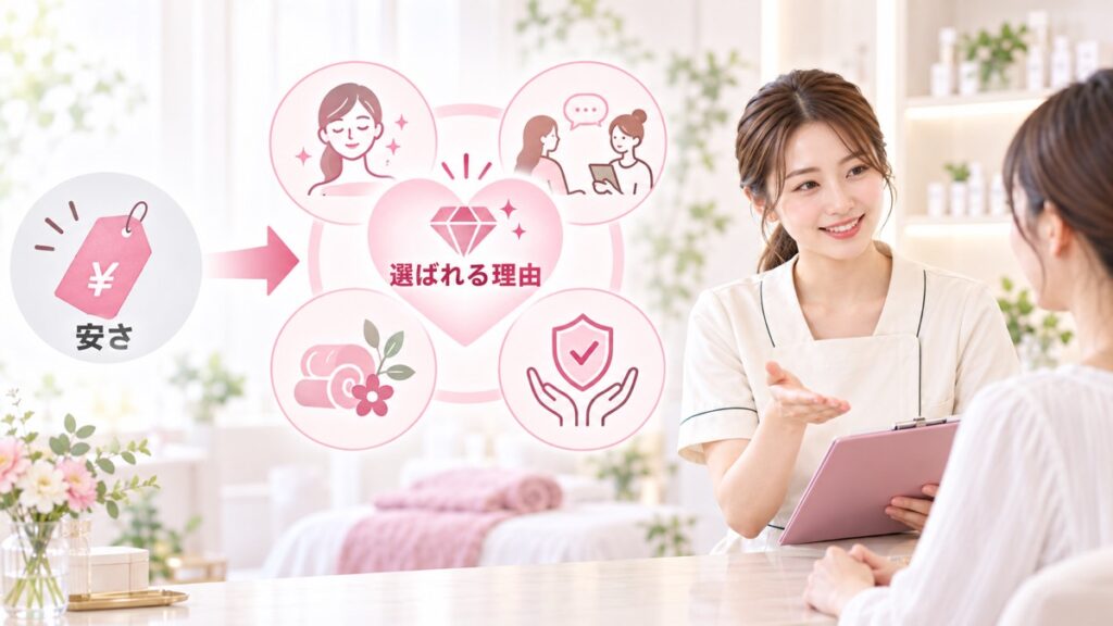 「良いサロン」だけでは選ばれにくい