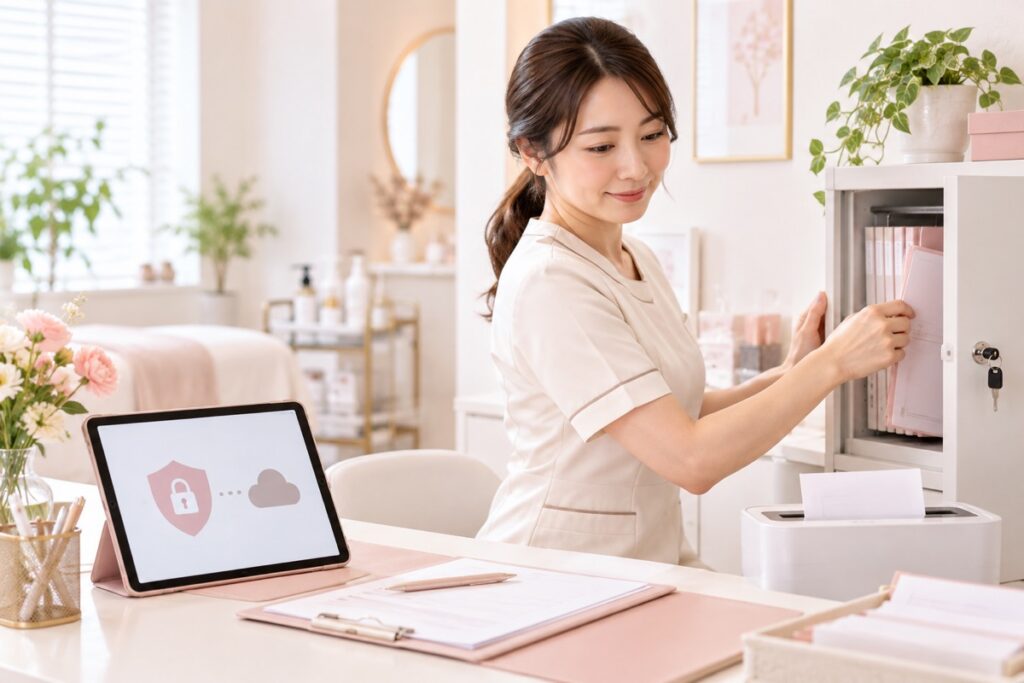 サロンのカルテ管理・顧客管理のやり方|記載項目・ツール・個人情報管理まで解説