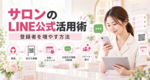 サロンのLINE公式活用術|登録者を増やす方法と「資産」としての使い方