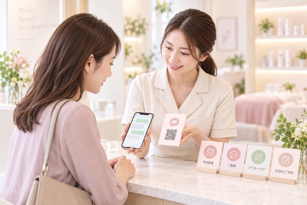 LINEは「お客様のリスト」になる