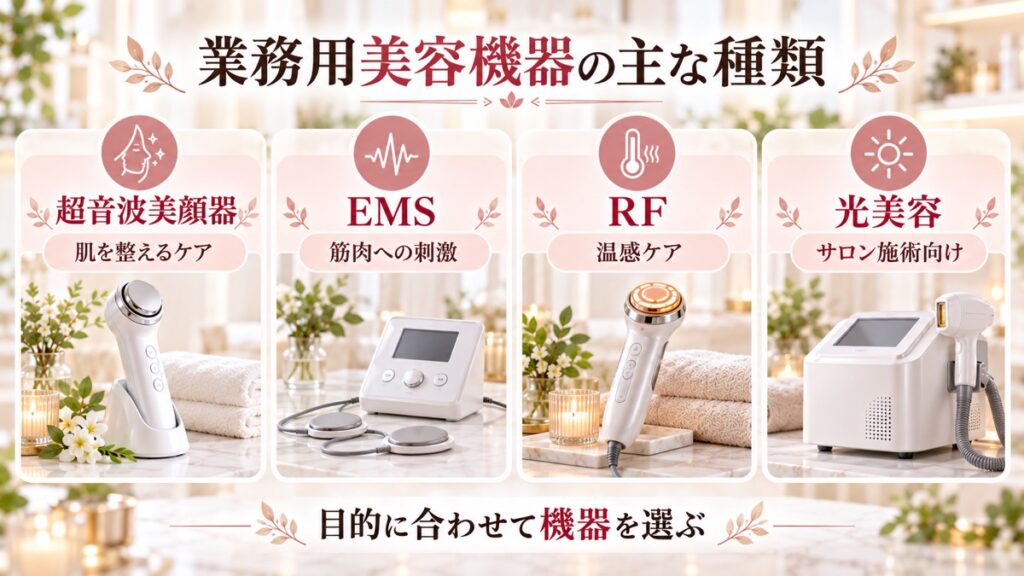 機器別:業務用と家庭用の違い