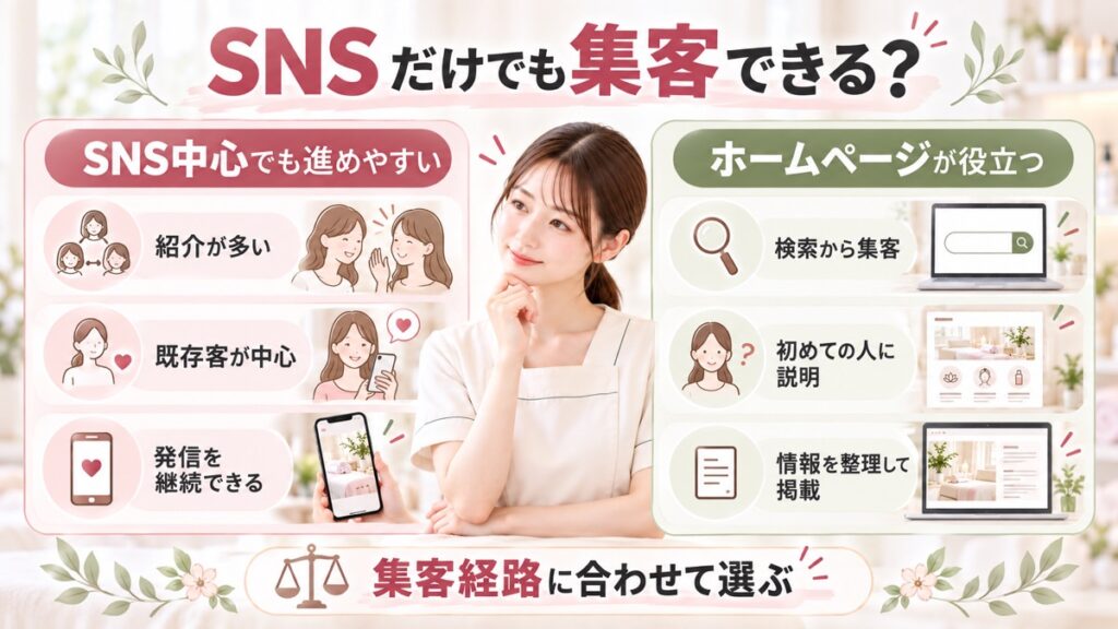 Instagramだけで集客できるケース