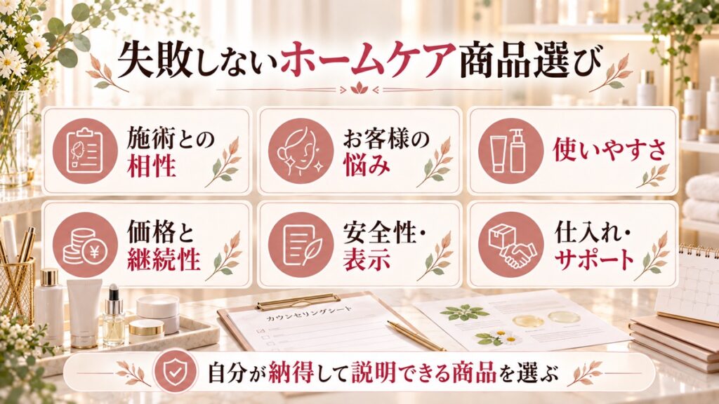 物販商品を選ぶ5つのポイント