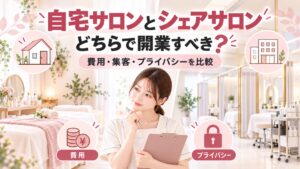 自宅サロンとシェアサロン、どちらで開業すべき?費用・集客・プライバシーを比較