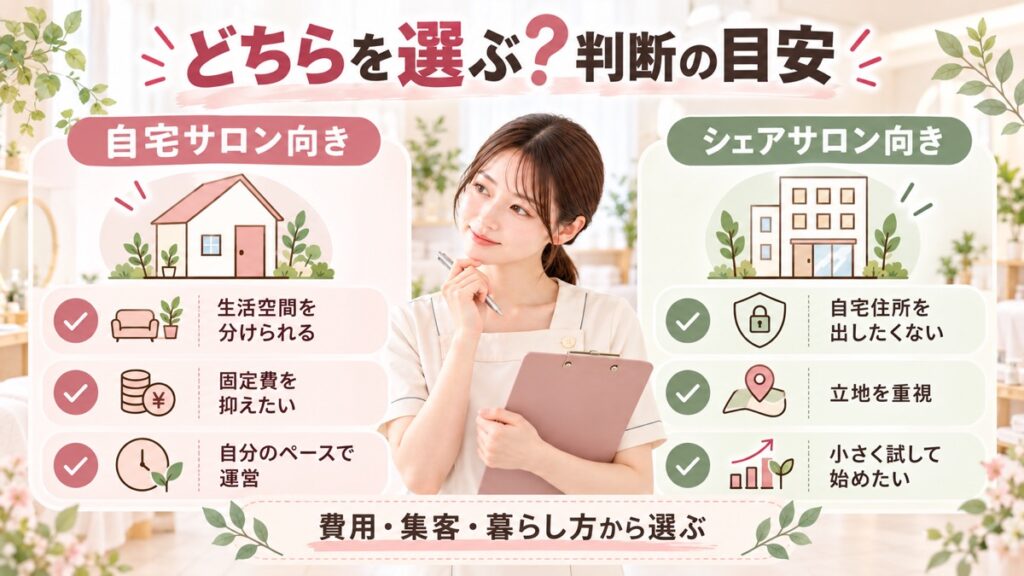 どちらを選ぶべきか?判断の目安